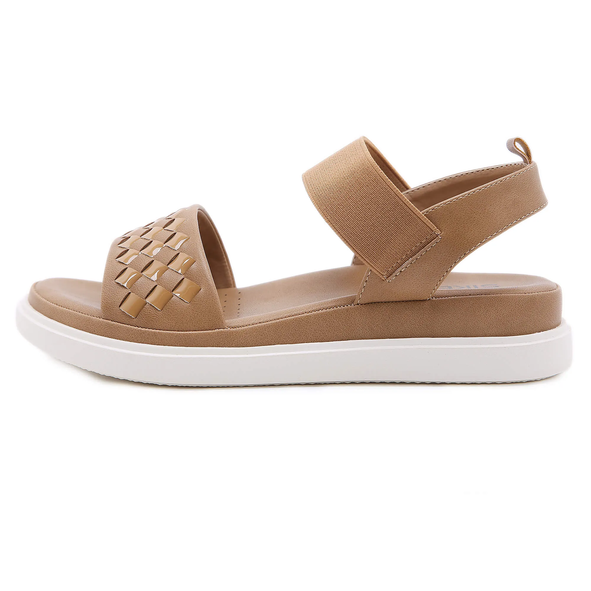 Braided Rubber Band Forever Slides Flat Sandals - Siketu