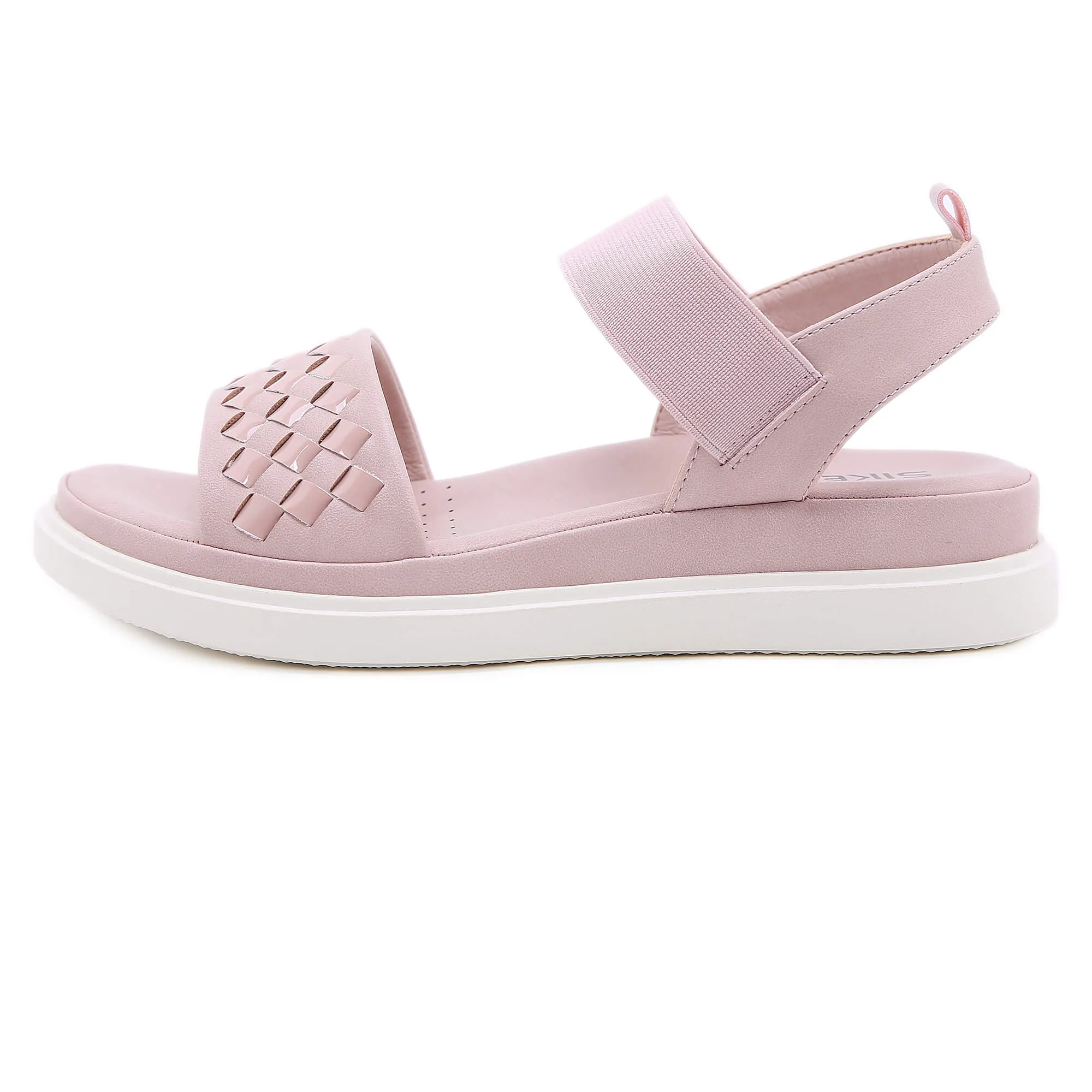 Braided Rubber Band Forever Slides Flat Sandals - Siketu