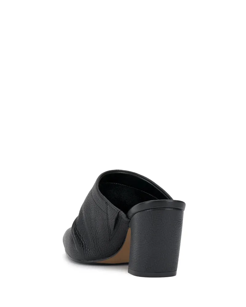 Carlie Slouched Pointed Toe Mule - Black