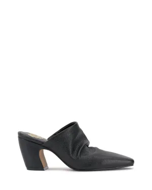 Carlie Slouched Pointed Toe Mule - Black