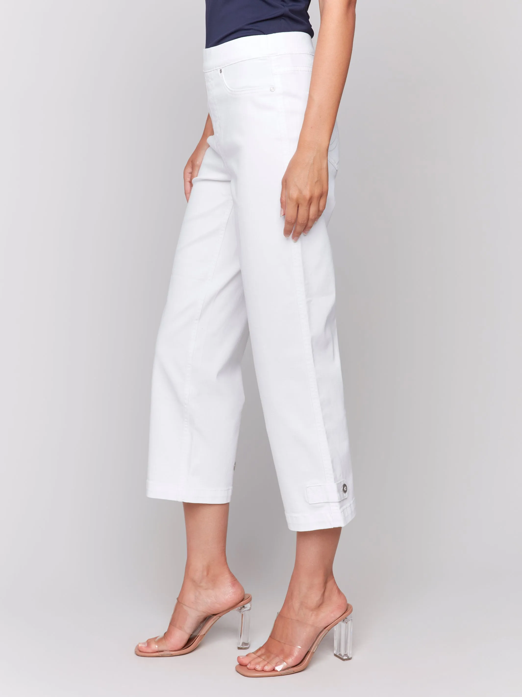 CB Cropped Pull-On Jeans