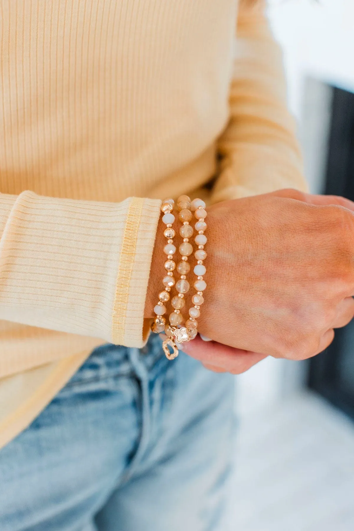 Chance To Shine Bracelet Set- Natural
