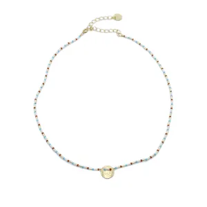 Charm Necklace / White