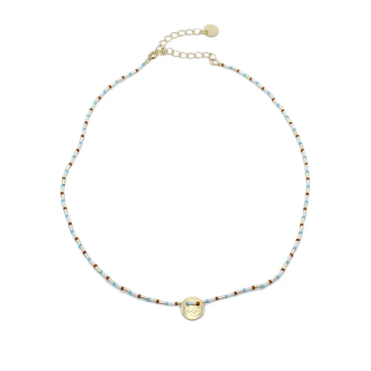 Charm Necklace / White