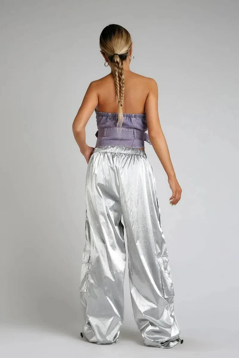 Chrome Pulse Parachute Pants