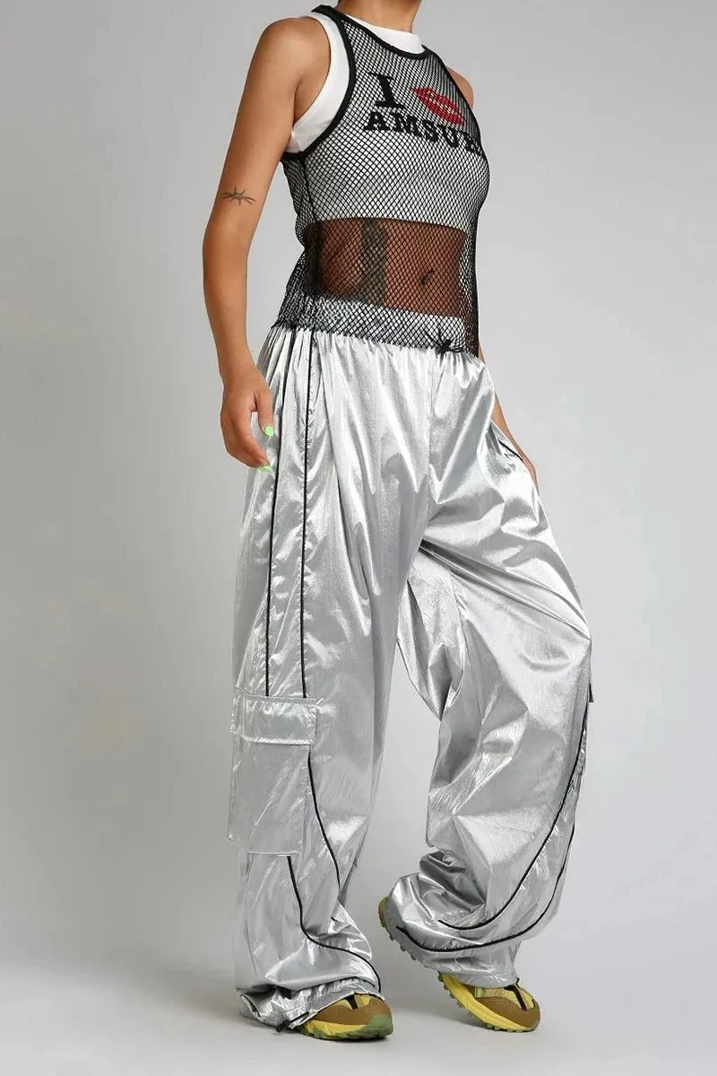 Chrome Pulse Parachute Pants