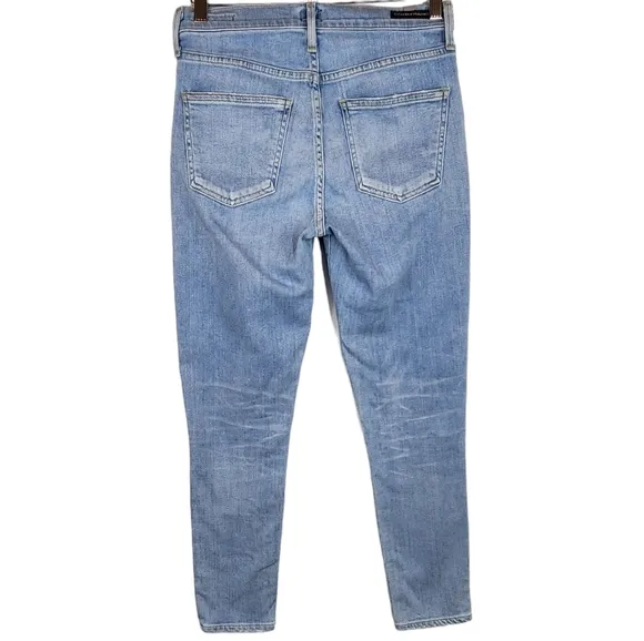 Citizens of Humanity Rocket Crop High Rise Skinny Jean Sculpt Oracle Light Wash