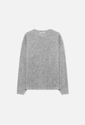 Co-Mix Cropped LS Tee / Grey