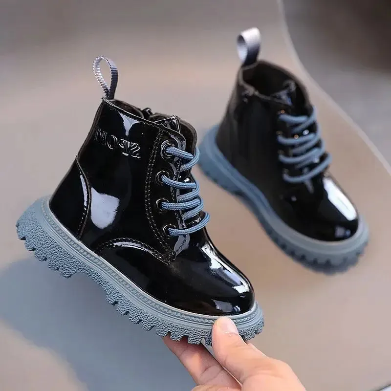 Colorful Lace-Up Toddler Boots