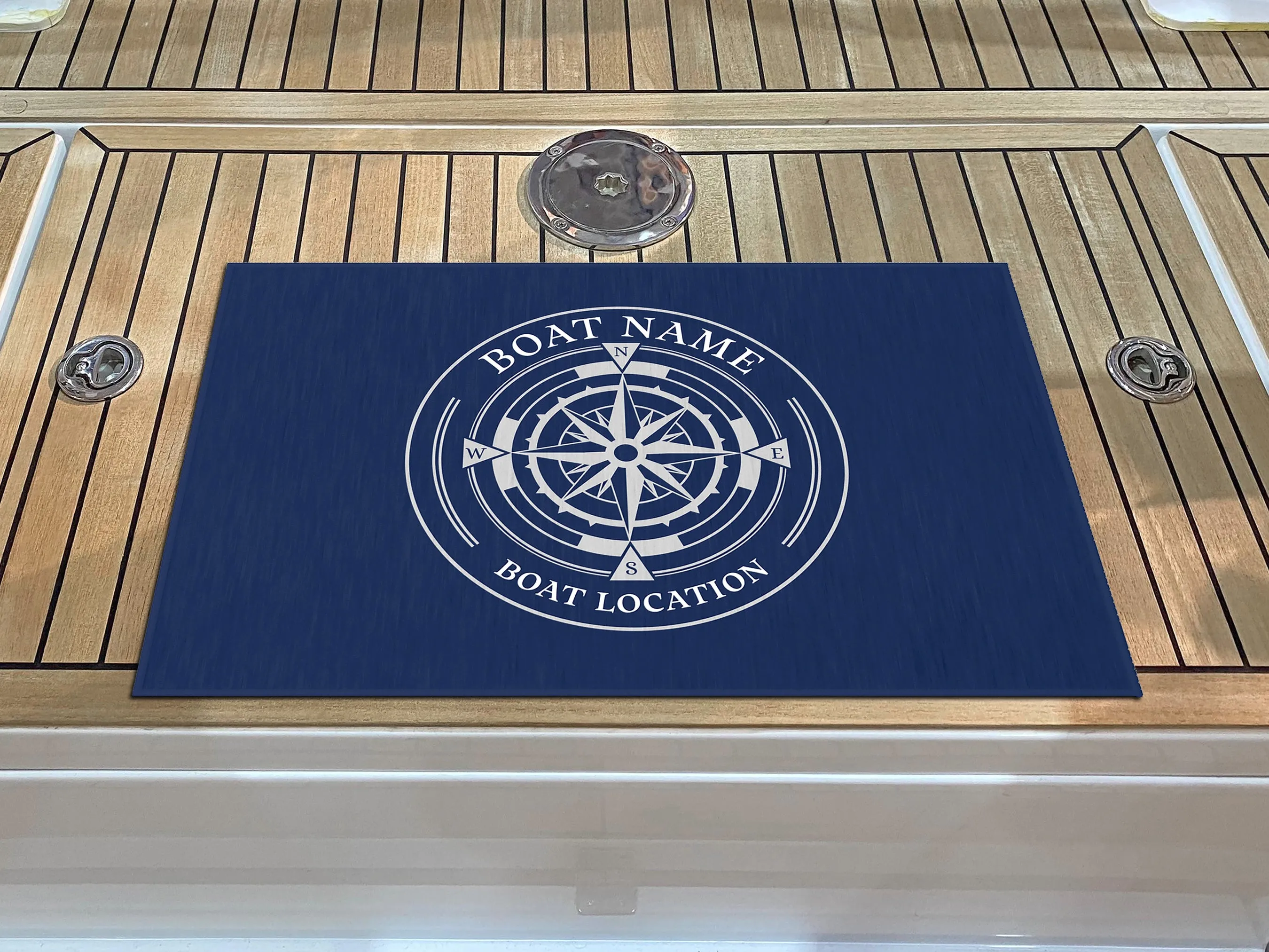 Compass Boat Rug | Upwind Design