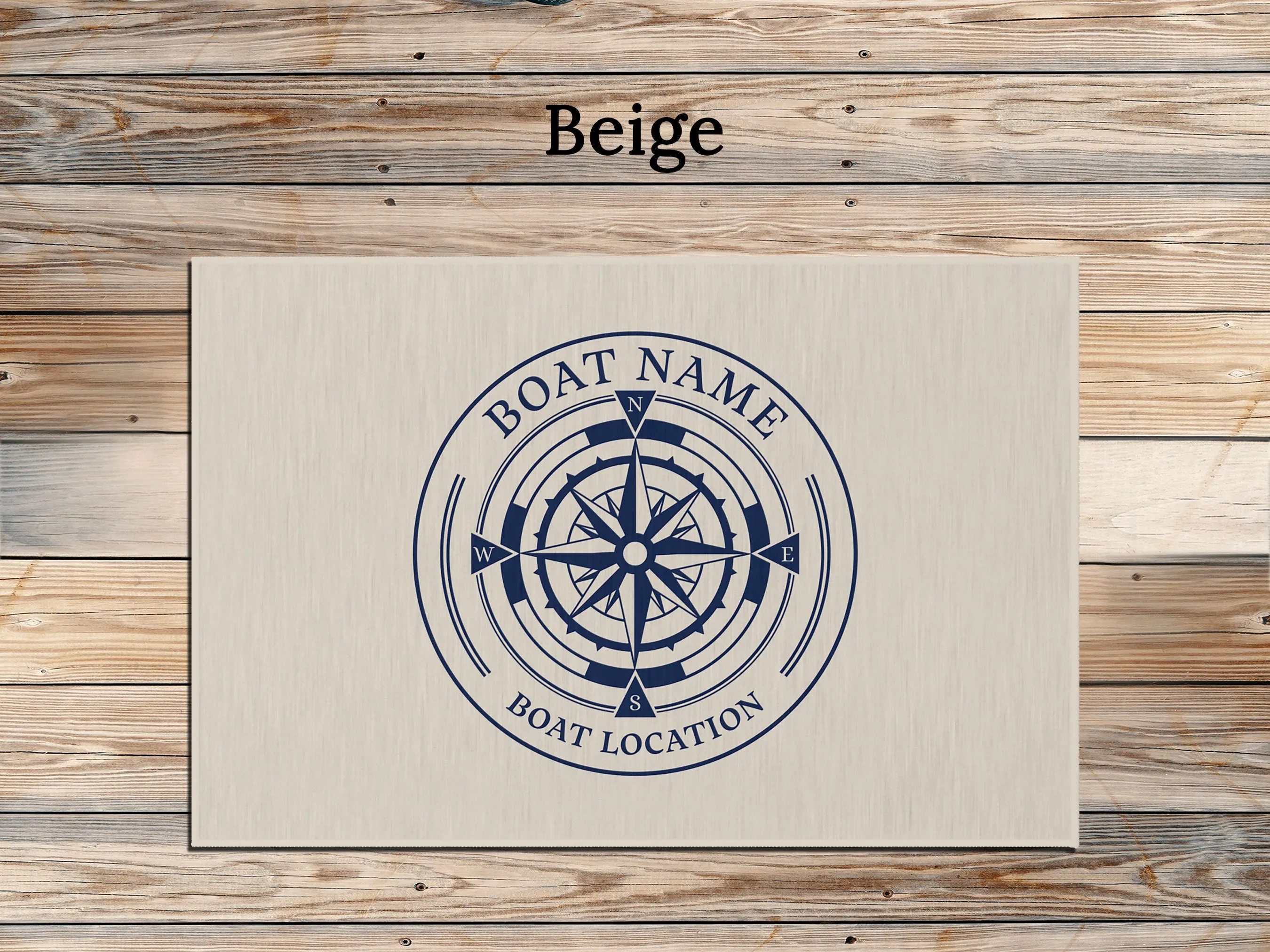 Compass Boat Rug | Upwind Design