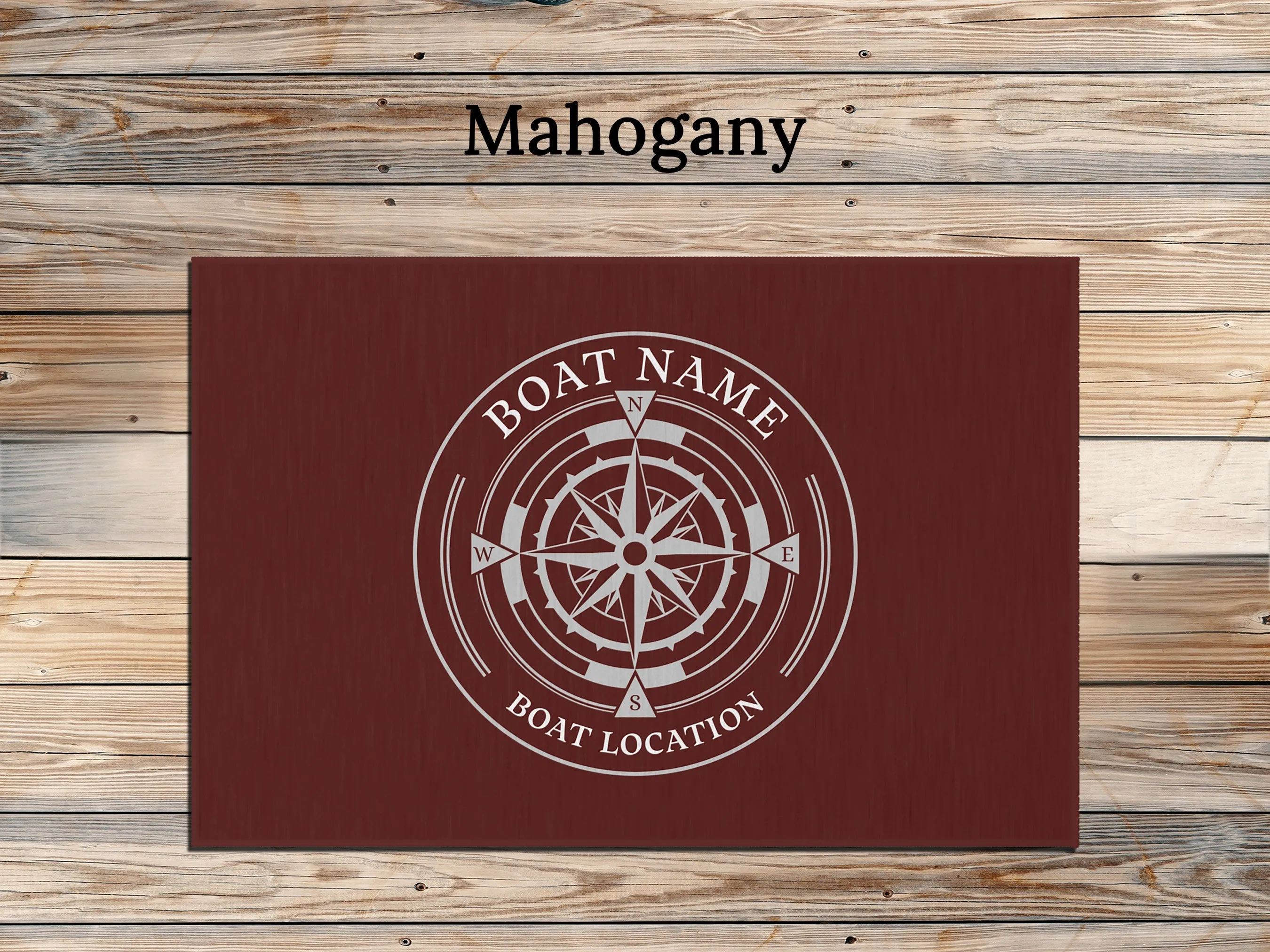 Compass Boat Rug | Upwind Design