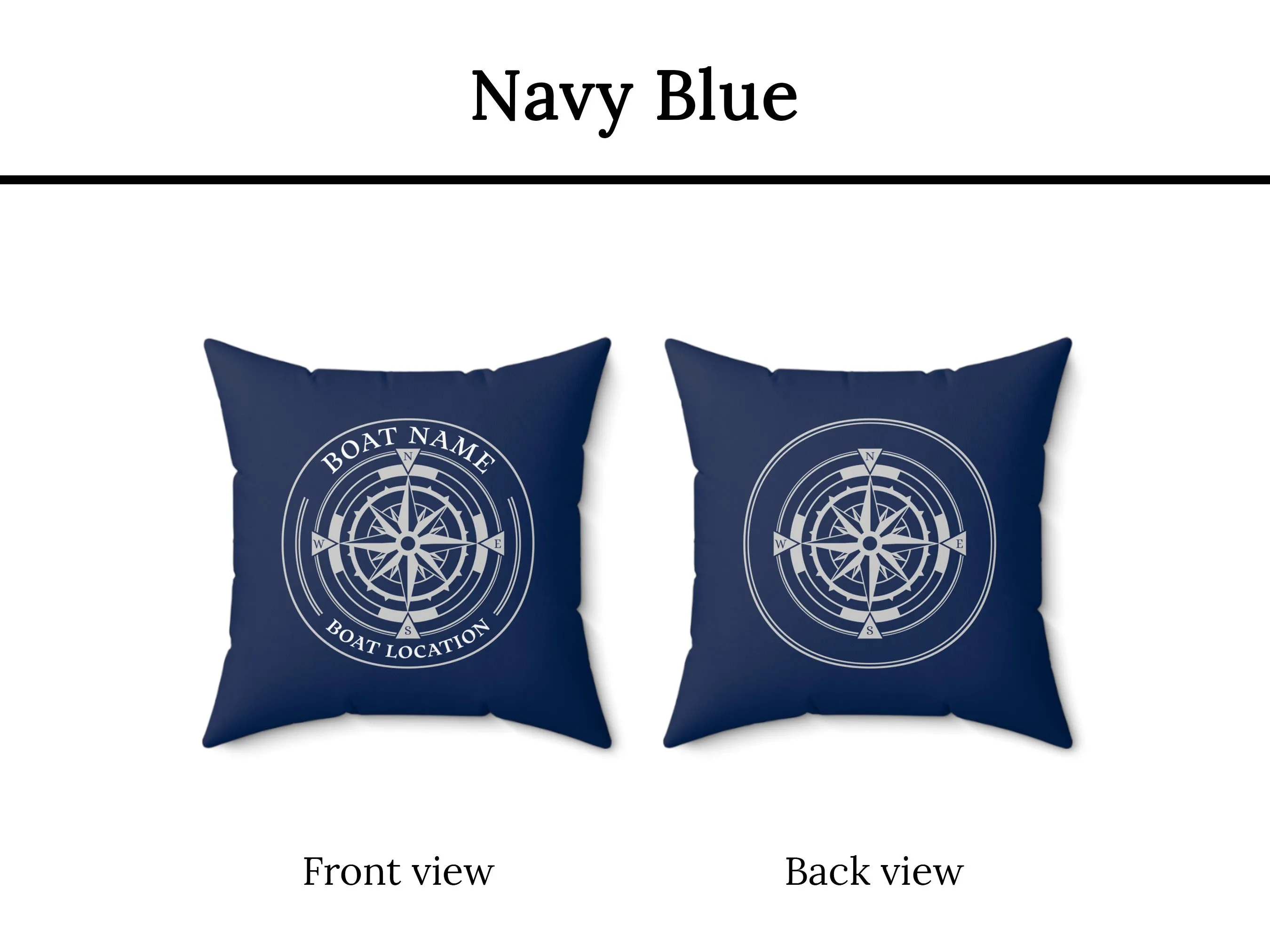 Compass Indoor Pillow | Upwind Design