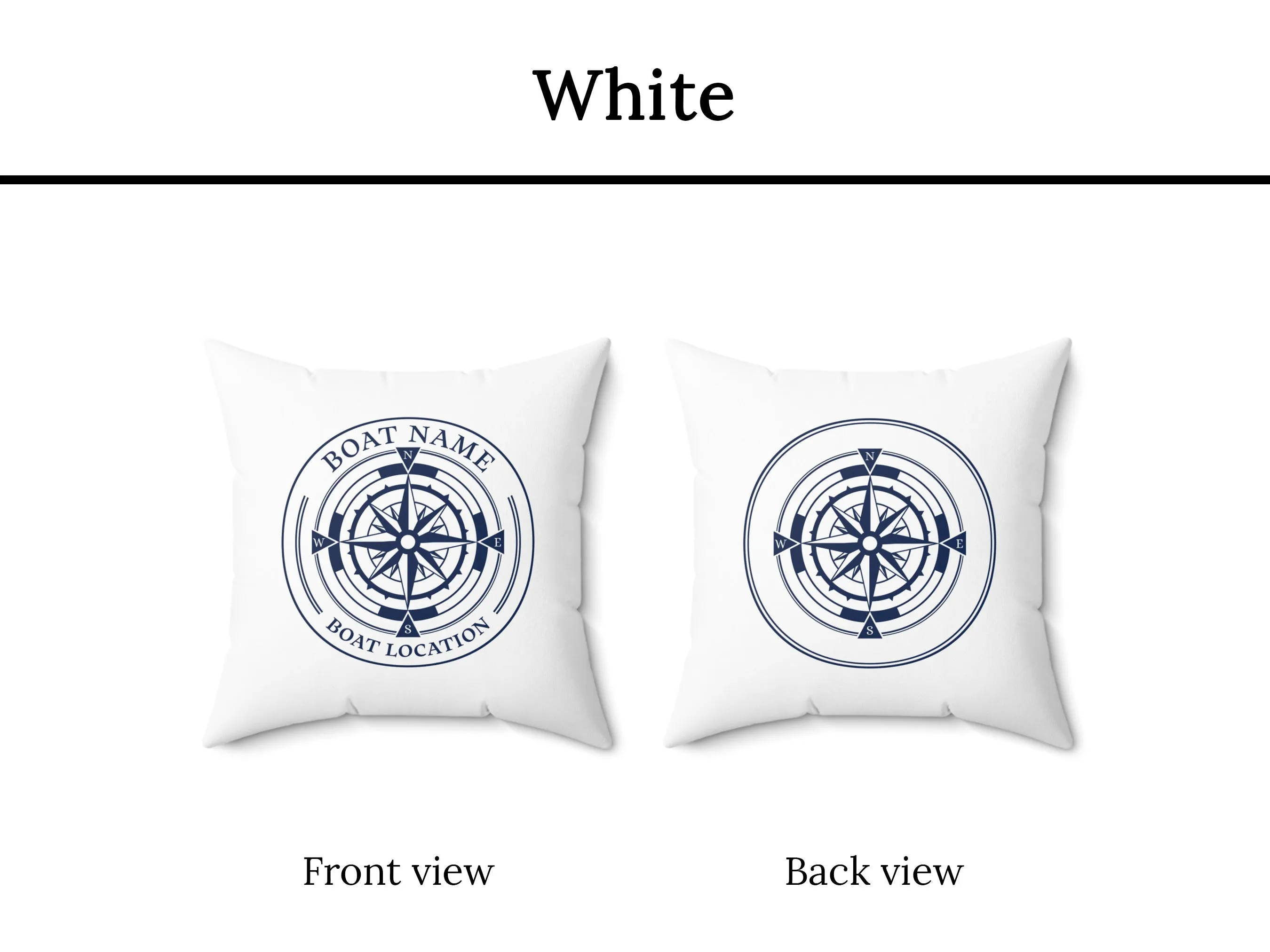 Compass Indoor Pillow | Upwind Design
