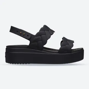 Crocs 209977 Brooklyn Low Wedge Woven Sandalen für Damen