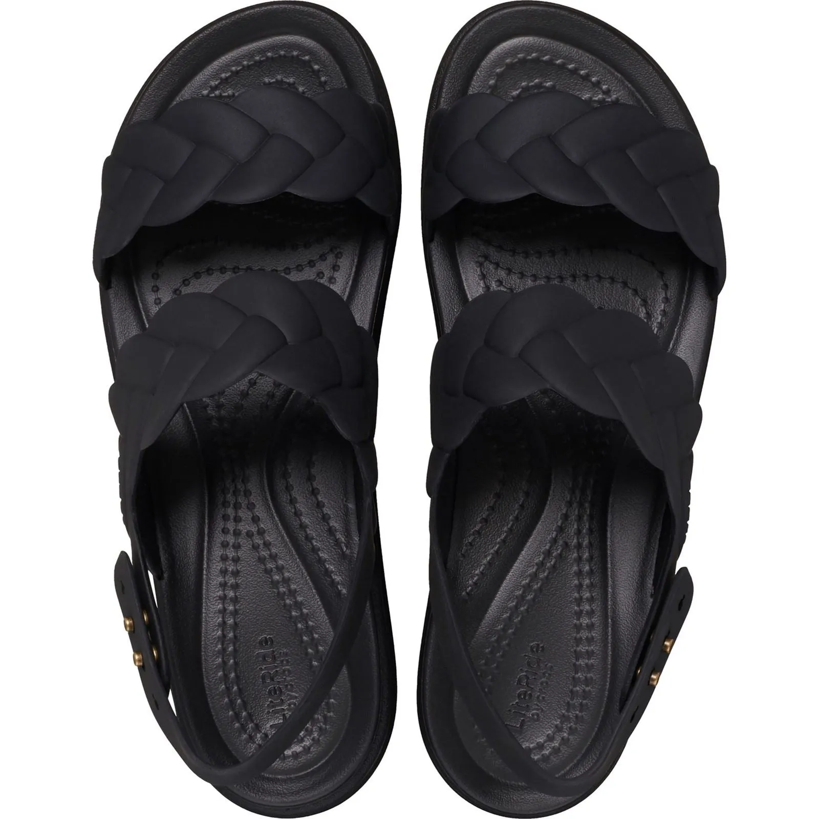 Crocs 209977 Brooklyn Low Wedge Woven Sandalen für Damen