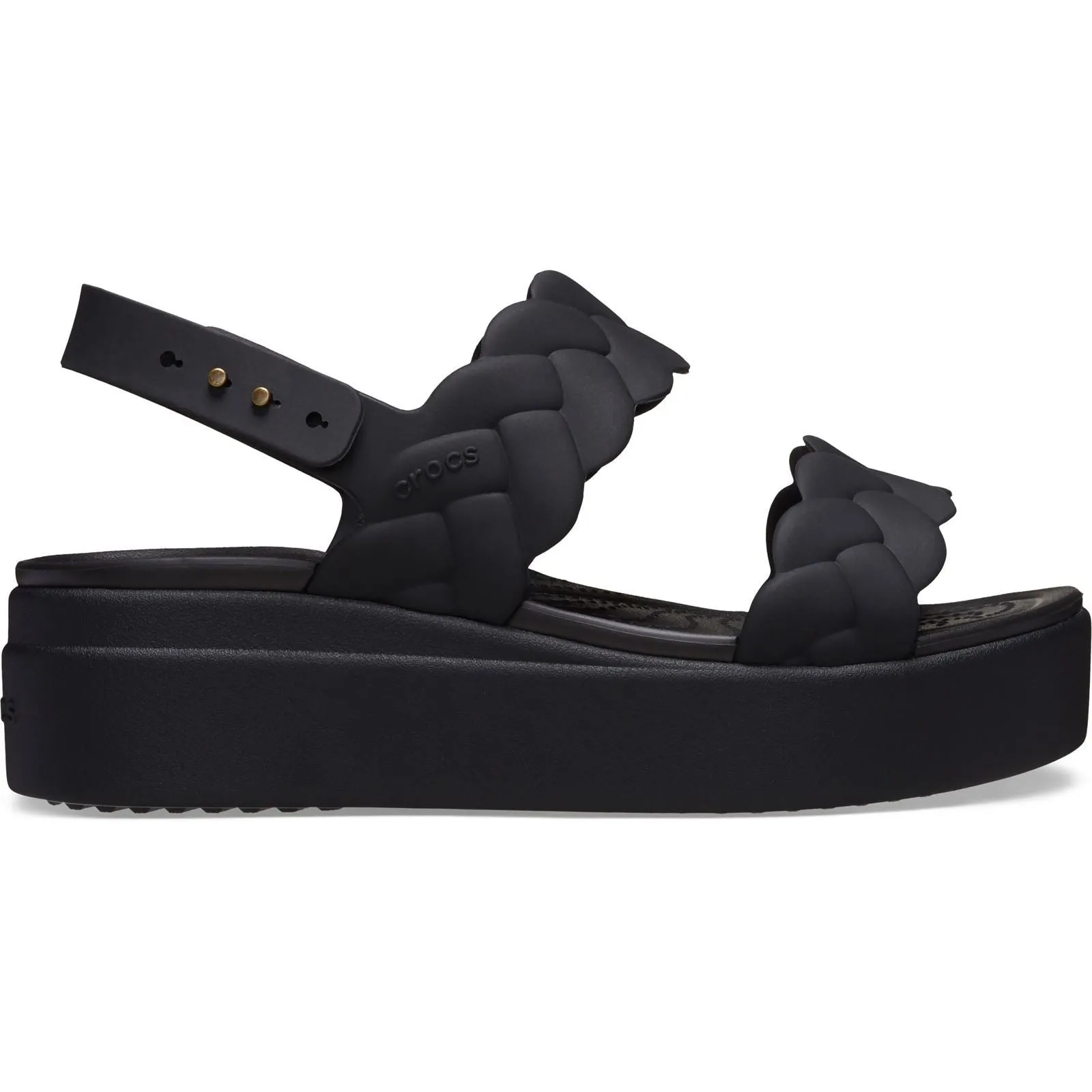 Crocs 209977 Brooklyn Low Wedge Woven Sandalen für Damen