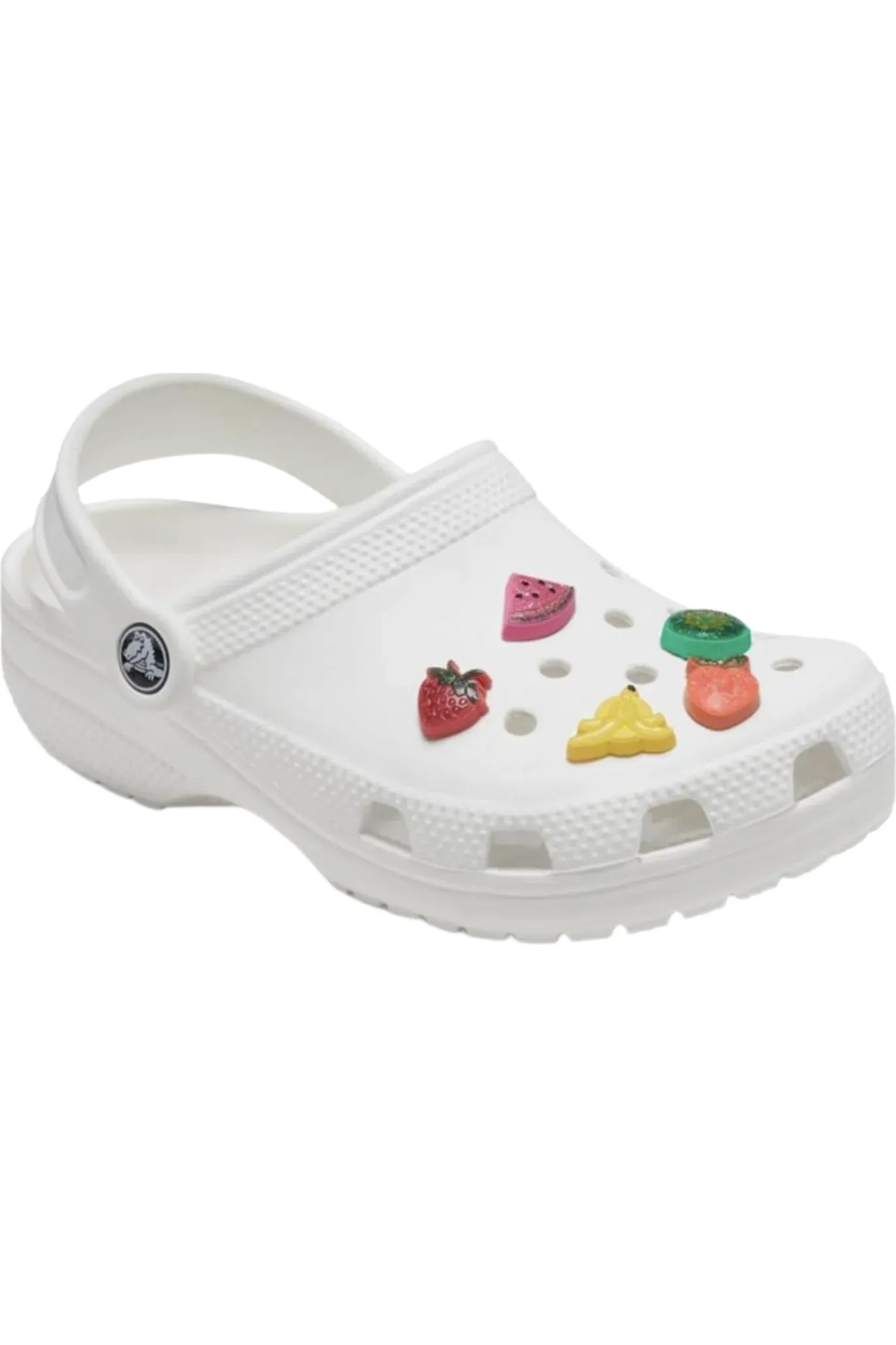 CROCS SPARKLE GLITTER FRUITS JIBBITZ CHARMS 5PK - MULTI