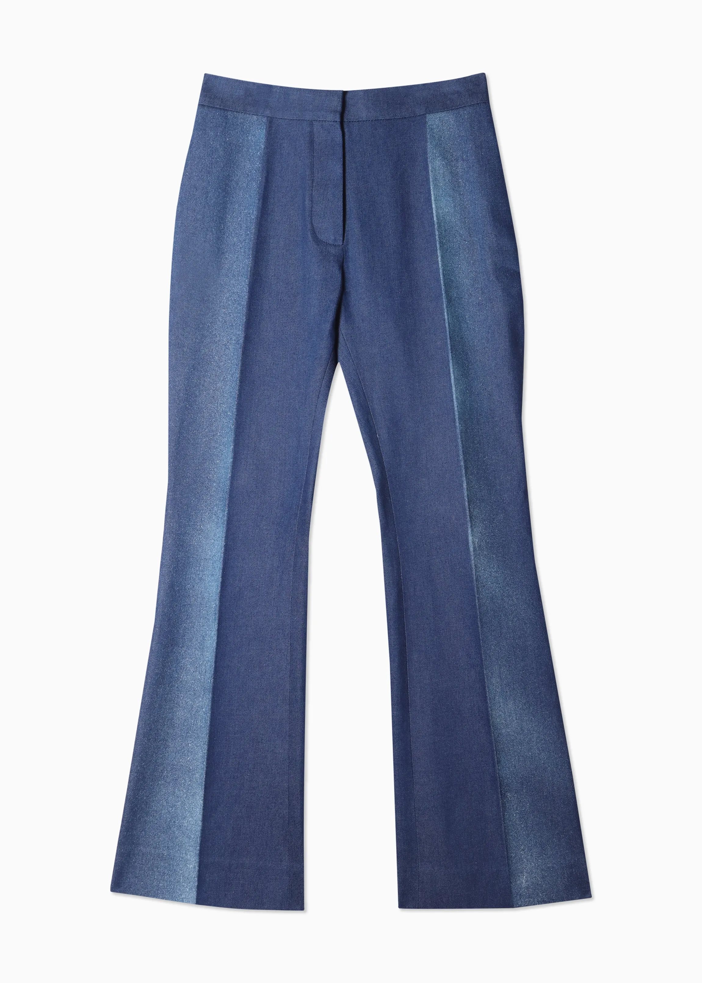 Cropped Flared Trousers