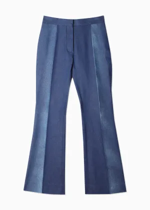 Cropped Flared Trousers