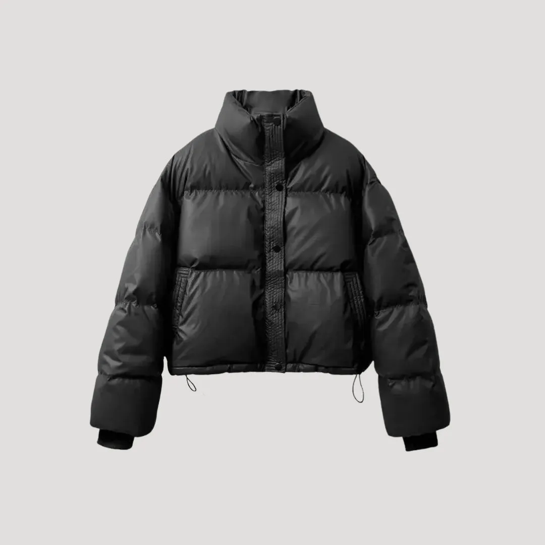 Cropped Puffer Coat