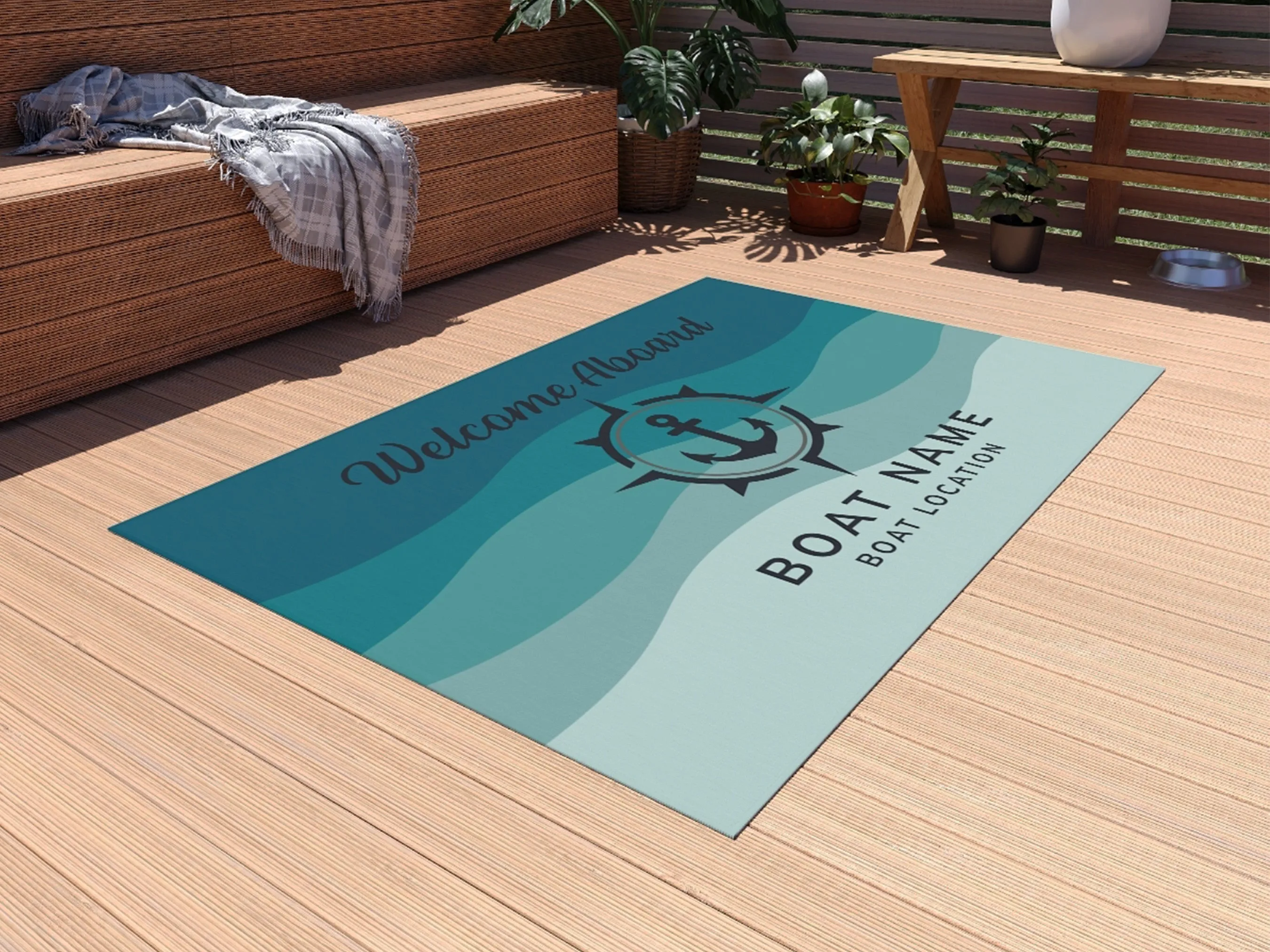 Custom Boat Rug | Upwind Design