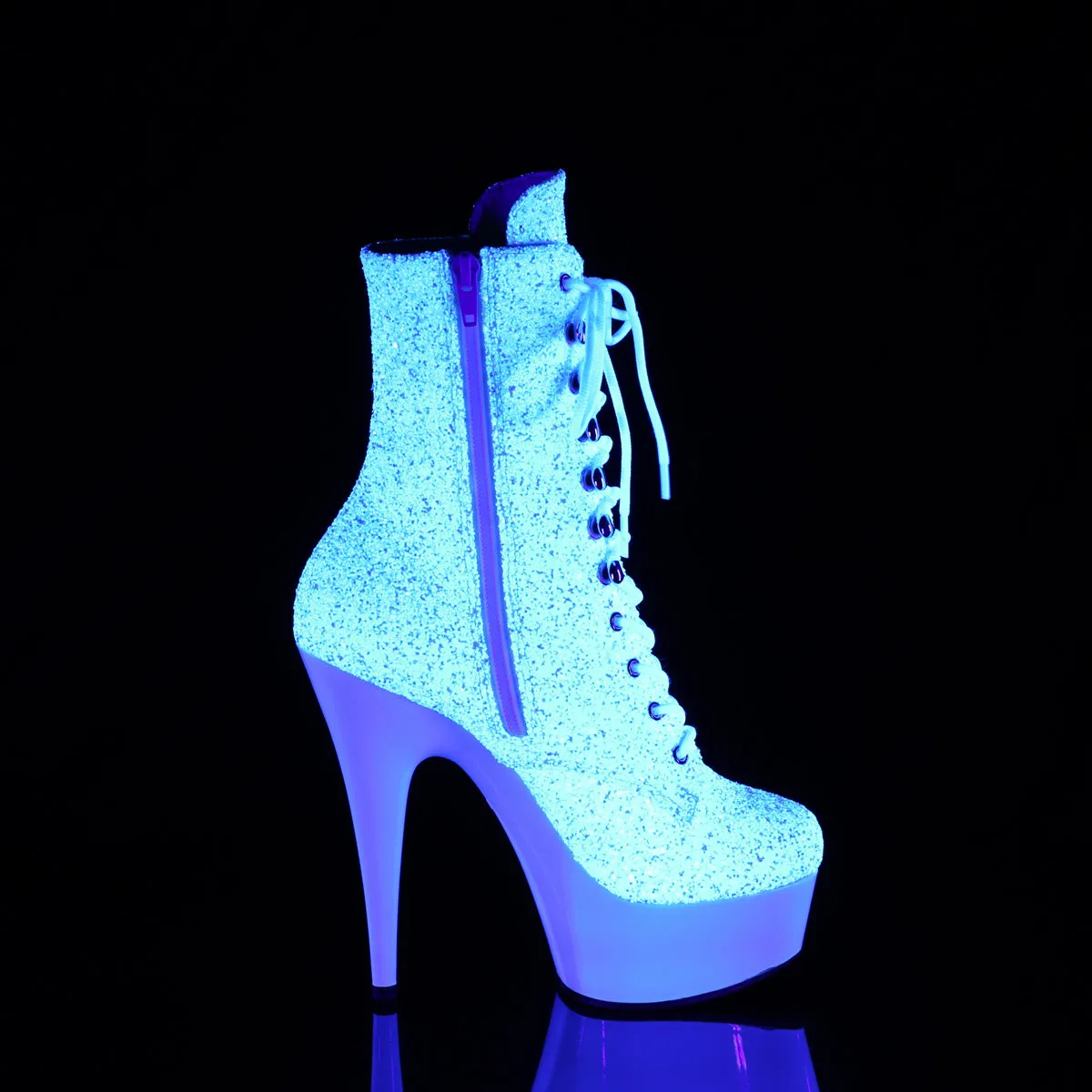 DELIGHT-1020LG  Neon White Multi Glitter/Neon White