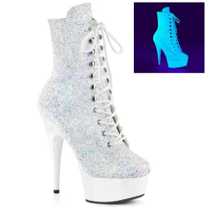 DELIGHT-1020LG  Neon White Multi Glitter/Neon White