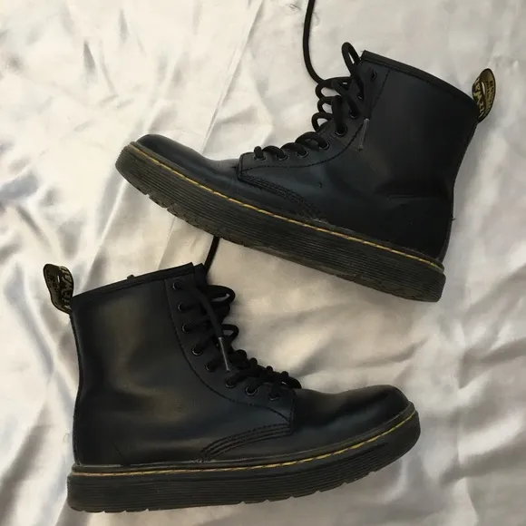 Dr. Martens Zavala Big Kid Combat Boot Size 2