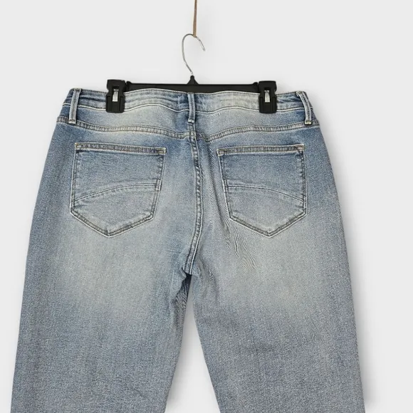 Driftwood Colette Cropped Jean Womens Size 32 Tapestry Cuff Mid-rise 26&quot; L - New