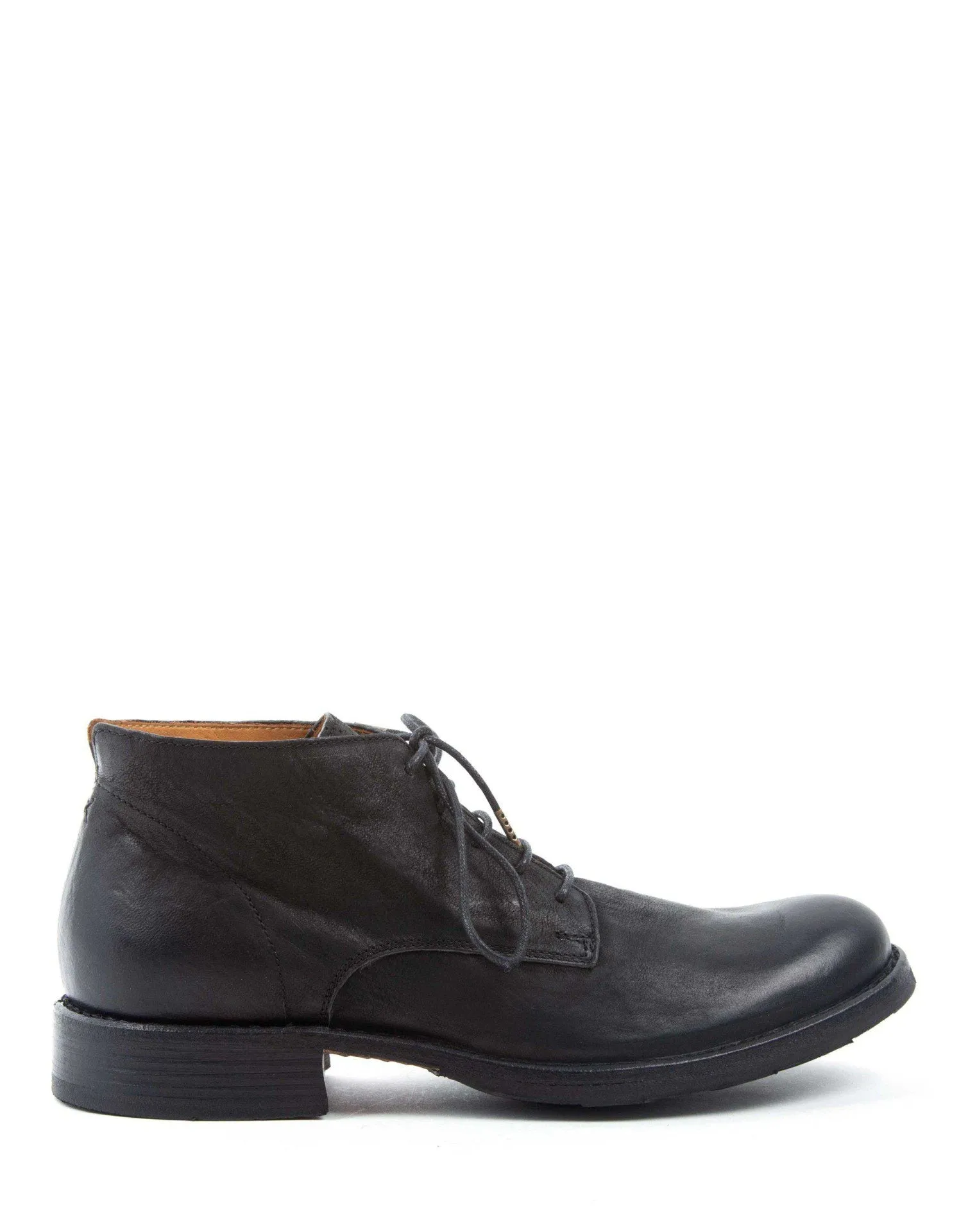 EDD Black Leather Lace-up Boots