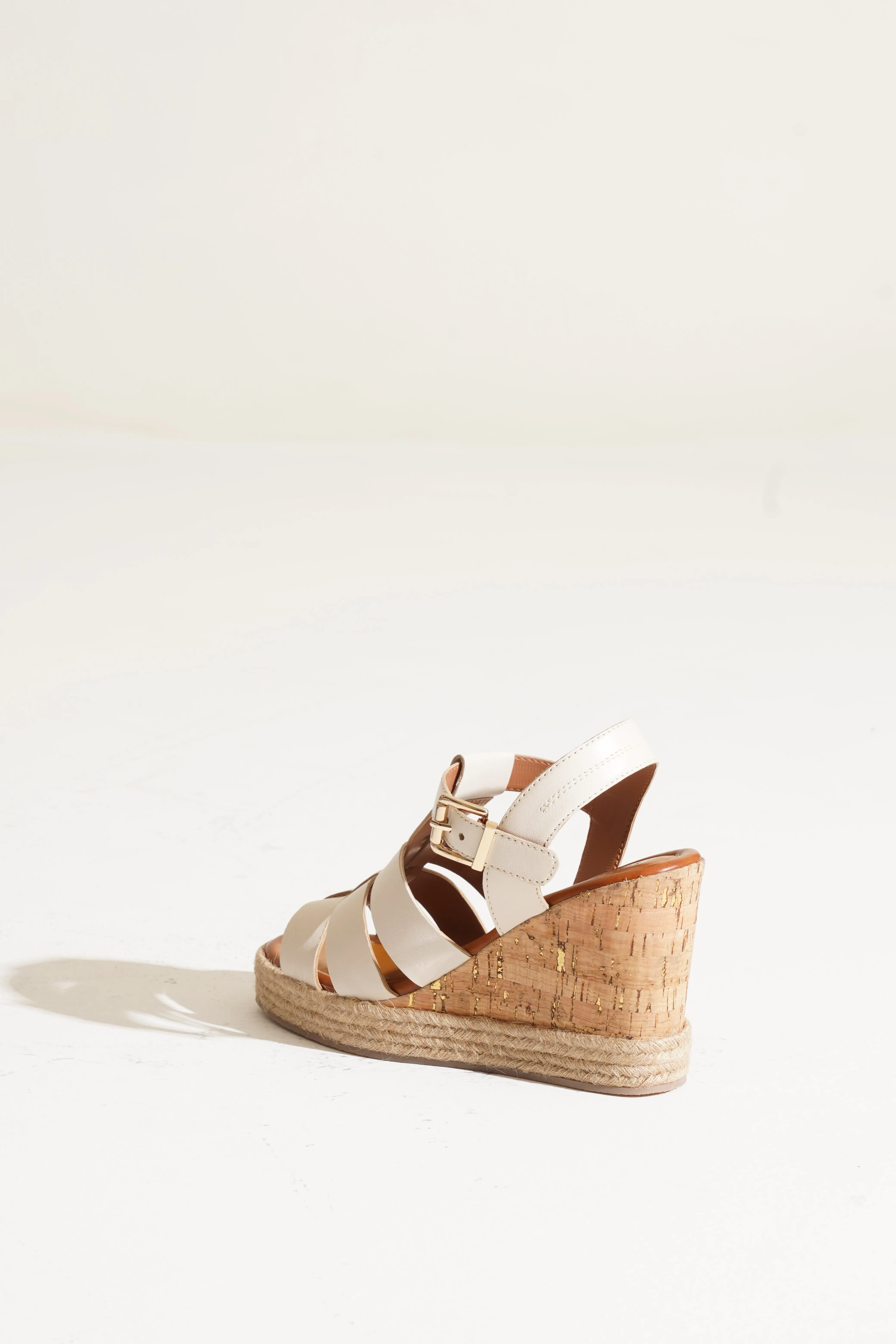 Elena Leather Wedge