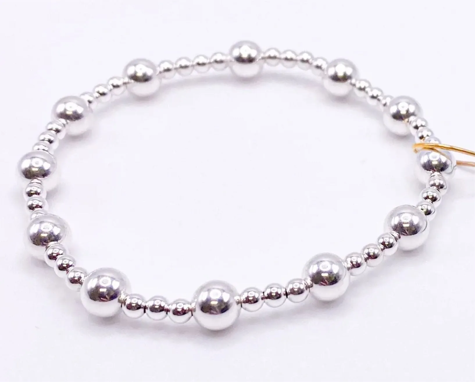 Enewton Classic Sincerity Pattern 6mm Bead Bracelet Sterling