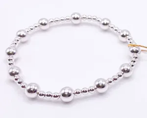 Enewton Classic Sincerity Pattern 6mm Bead Bracelet Sterling