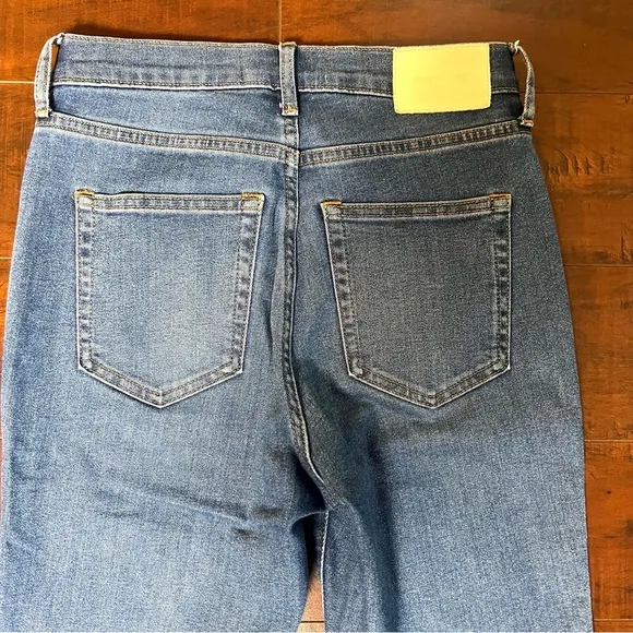 EVERLANE Denim The Vintage Skinny Jean Ankle Cropped High Rise Size 25