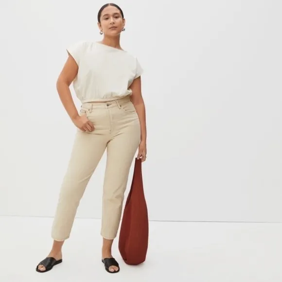 Everlane The Cheeky Jean Cropped Khaki Size 29
