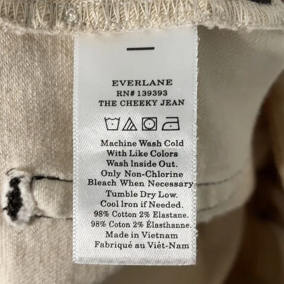 Everlane The Cheeky Jean Cropped Khaki Size 29