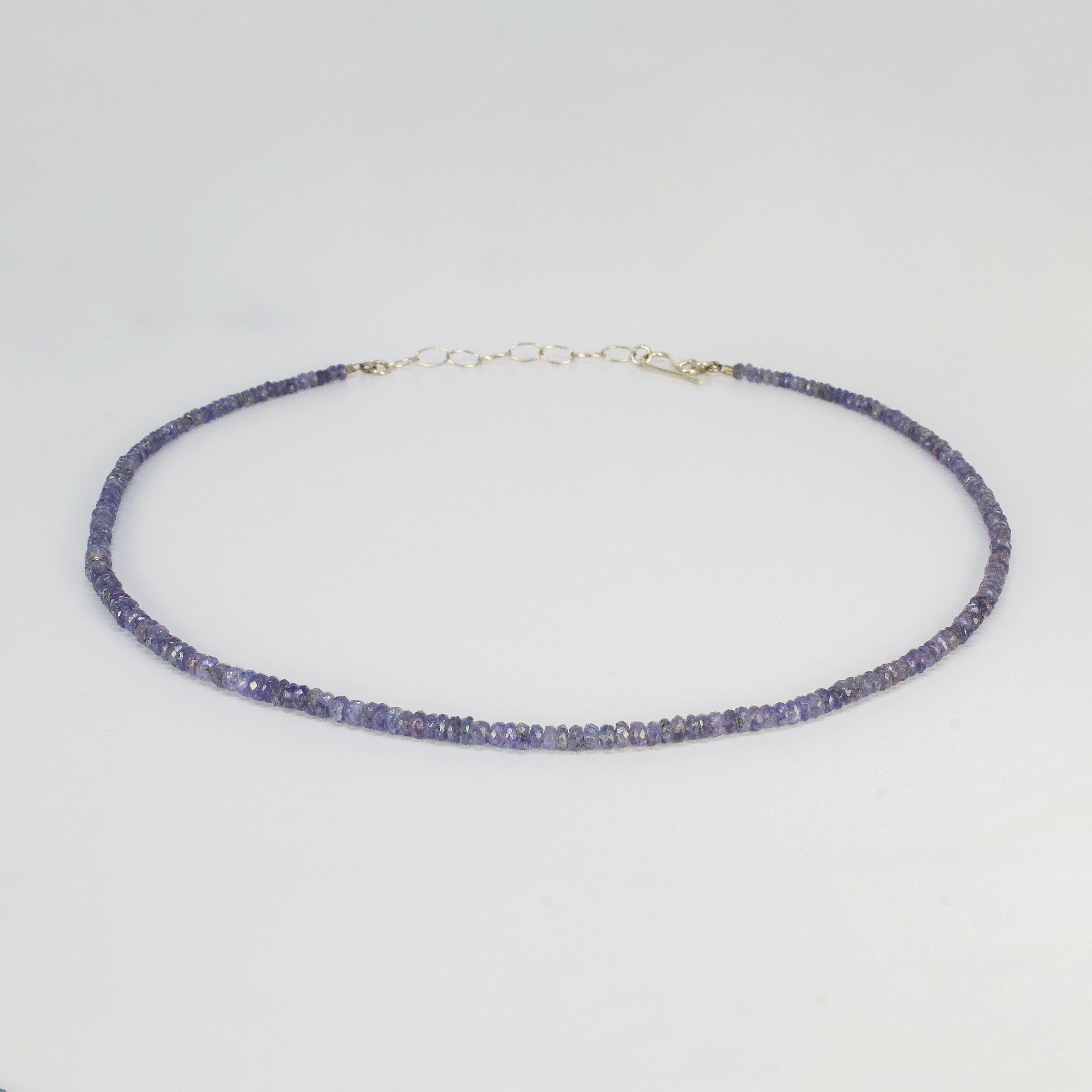 Faceted Tanzanite Beaded Necklace by Rina Young