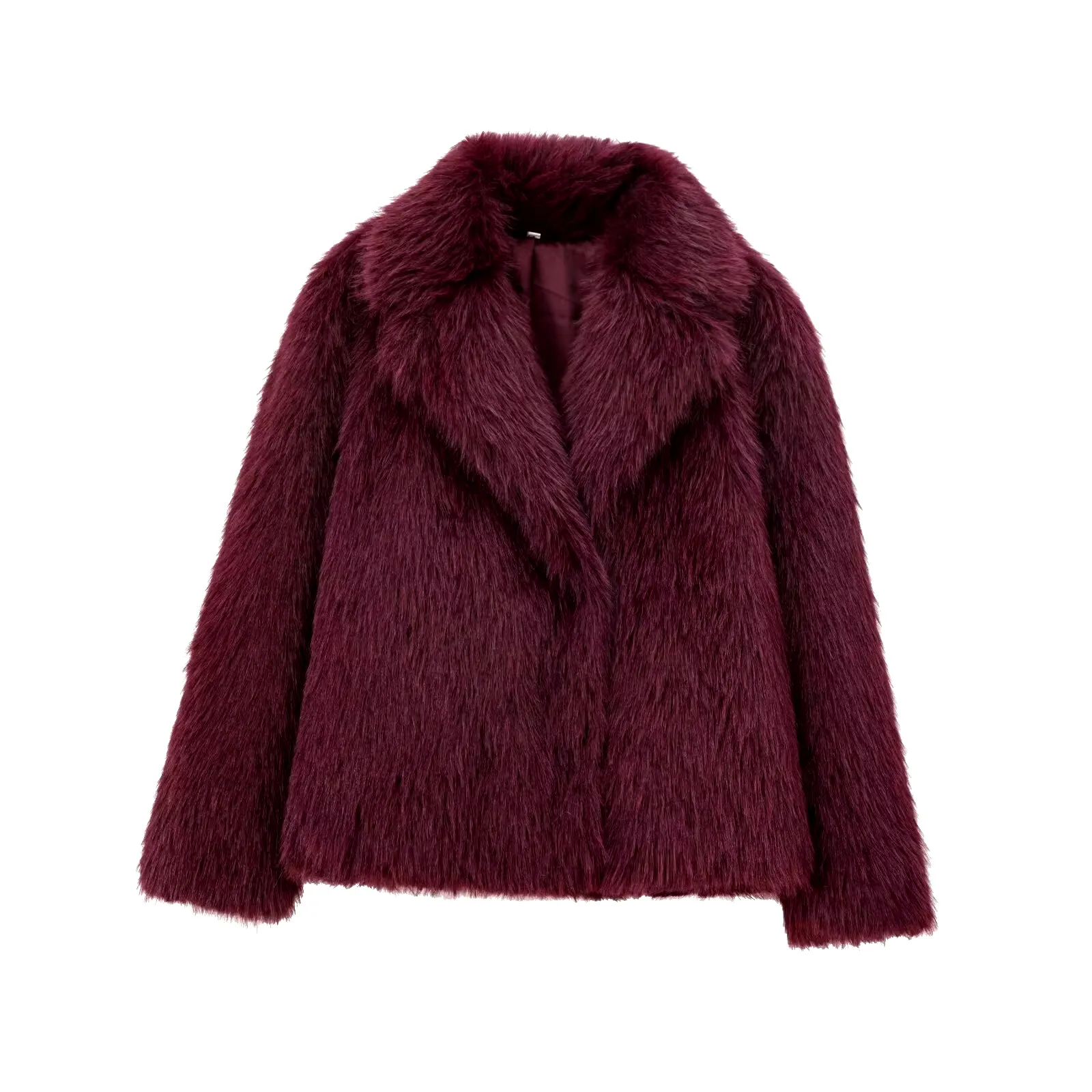 Faux Fur Coat – Soft Grey – Luxe Winter Glam Style