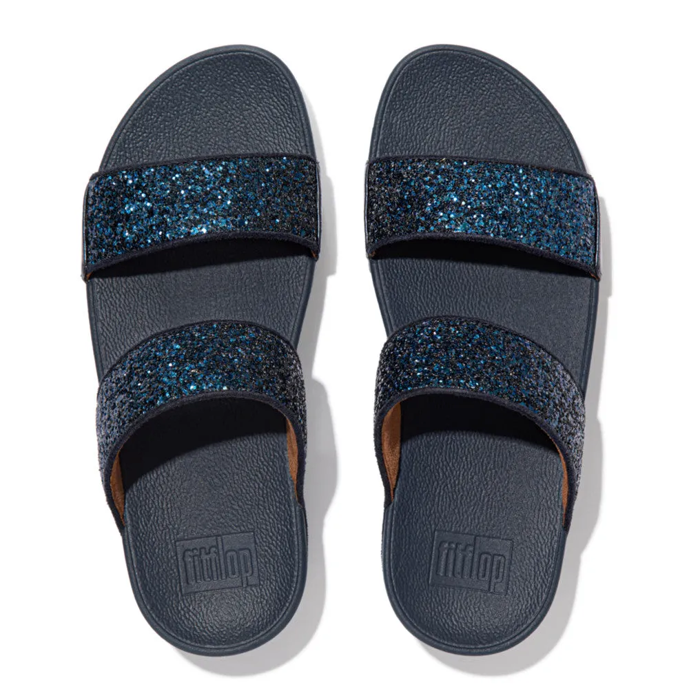 FitFlop LULU Glitter Slide Sandals