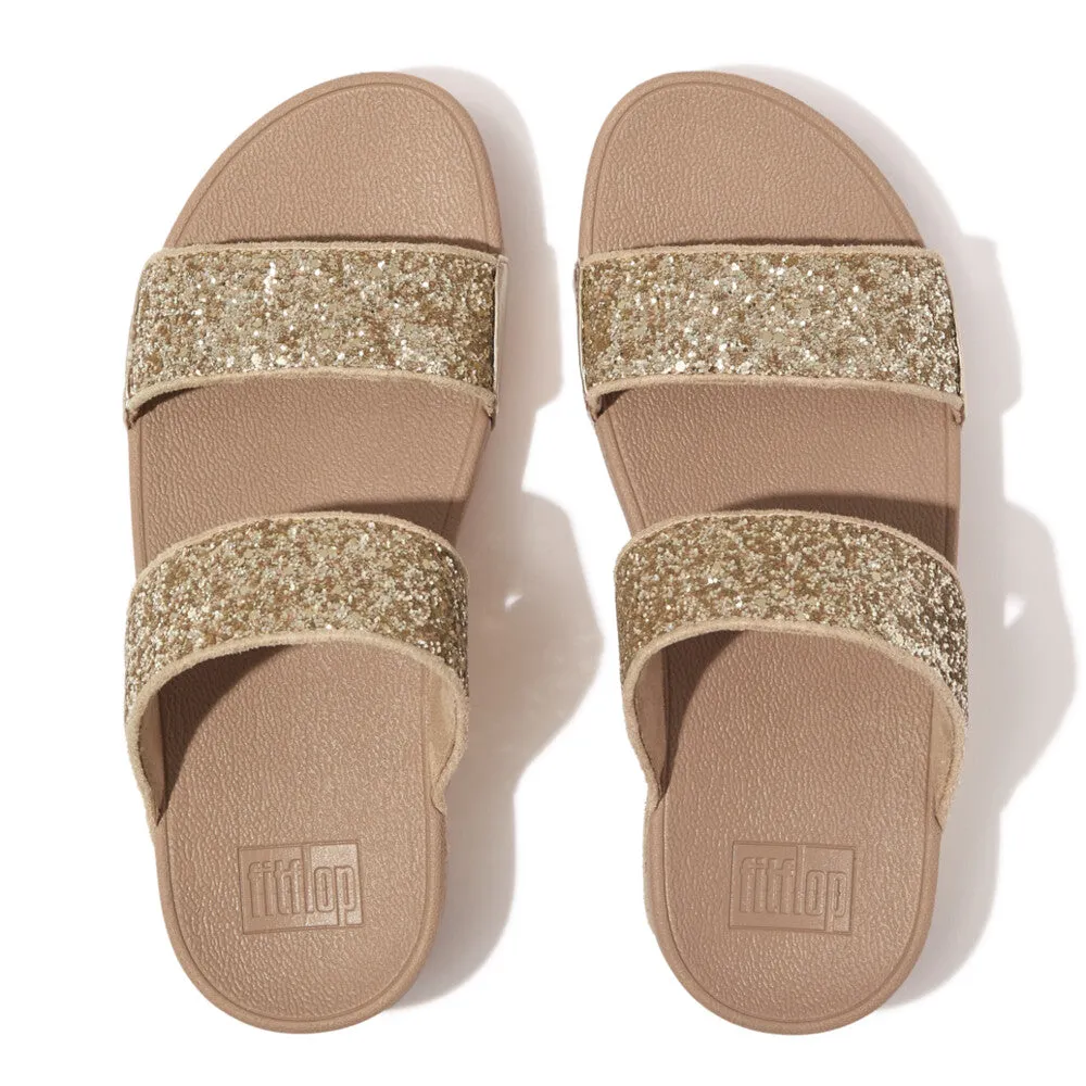 FitFlop LULU Glitter Slide Sandals