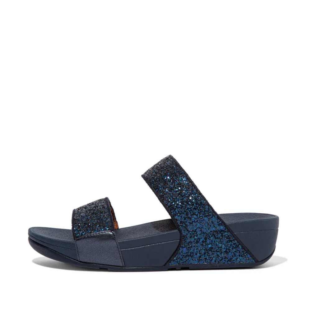 FitFlop LULU Glitter Slide Sandals