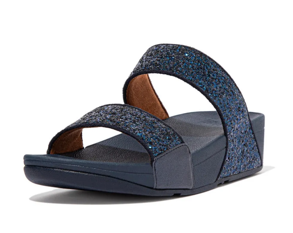 FitFlop LULU Glitter Slide Sandals