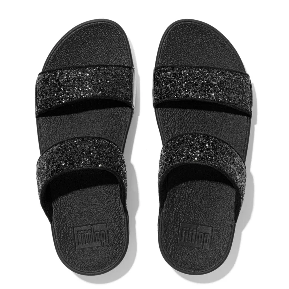 FitFlop LULU Glitter Slide Sandals