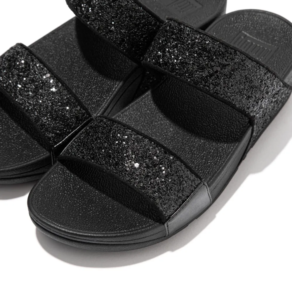 FitFlop LULU Glitter Slide Sandals