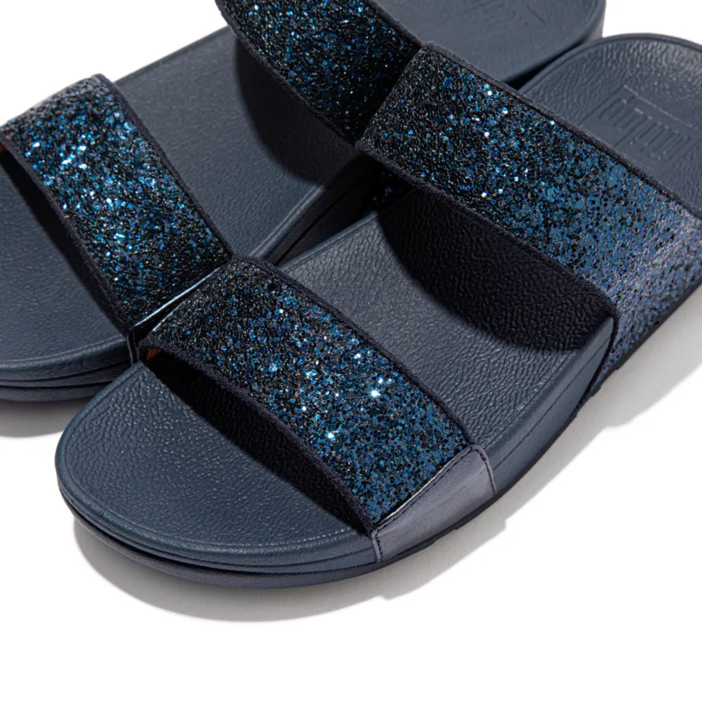 FitFlop LULU Glitter Slide Sandals