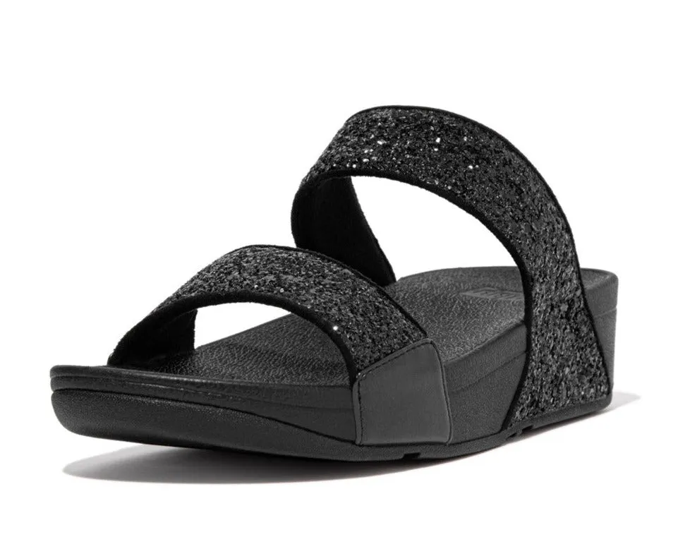 FitFlop LULU Glitter Slide Sandals