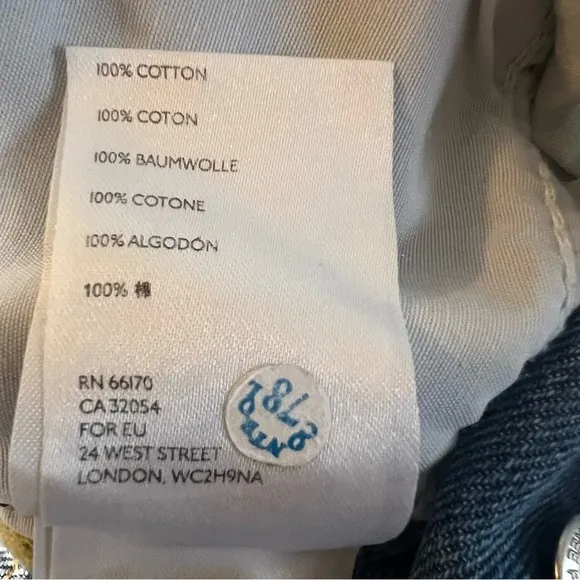 FREE PEOPLE We The Free Denim Ankle Crop Raw Chewed Hem Size 29 Button Fly