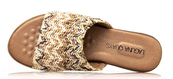 Ganni Natural Multi Slides