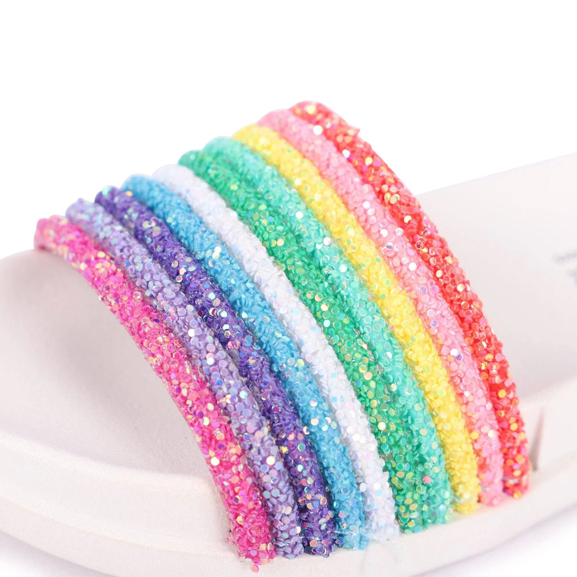Glitter Rainbow Slides